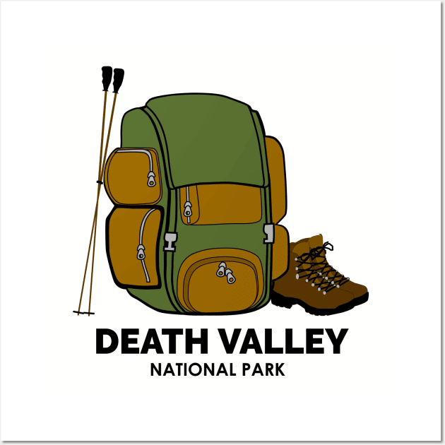 Death Valley National Park Backpack Wall Art by esskay1000